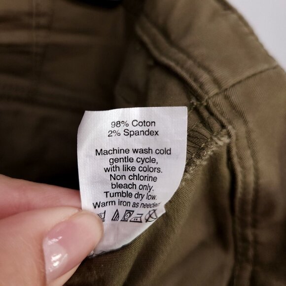 J Crew Chino Pants Tapered Leg Trousers Womens Stretch Size 8 Comfort - Picture 13 of 14